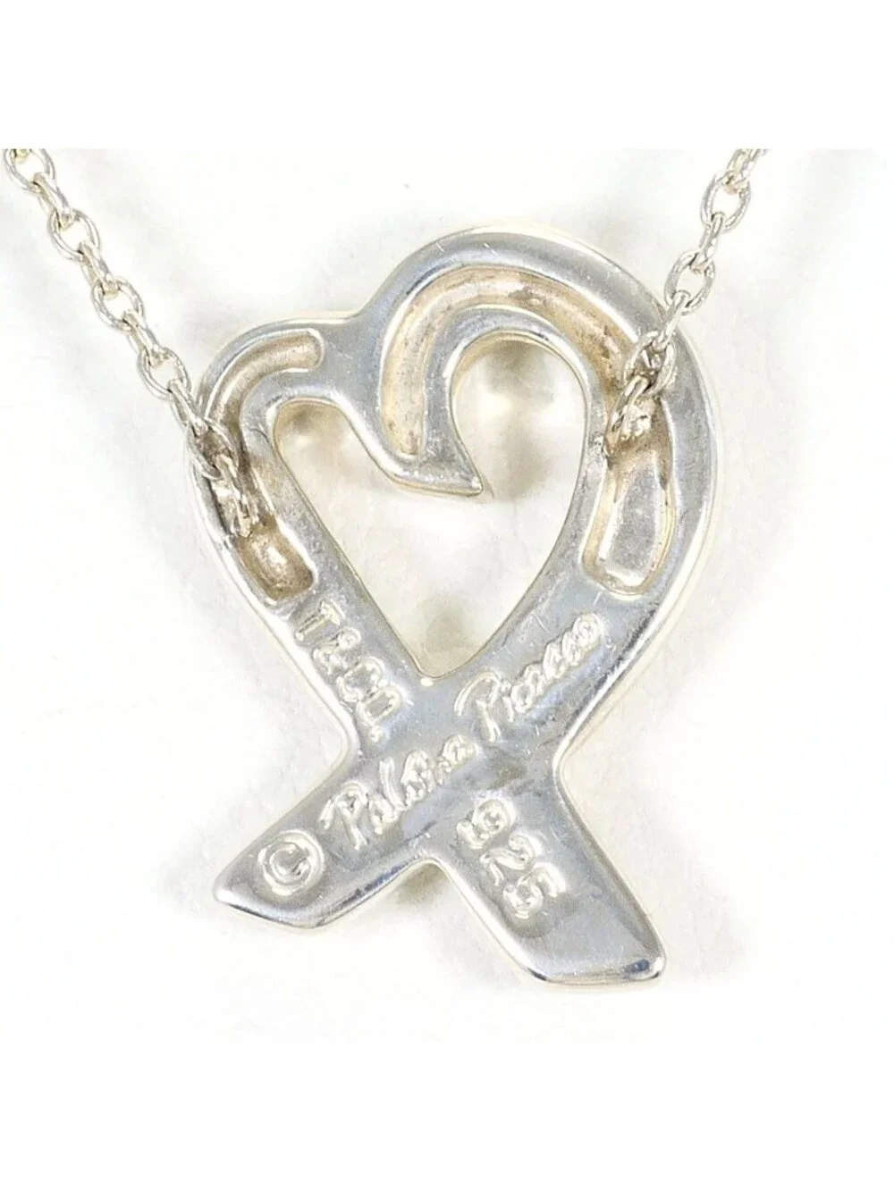 Tiffany & Co Loving Heart 925 Sterling Silver Necklace 45